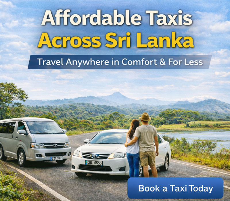 Affordable taxis in Sri Lanka