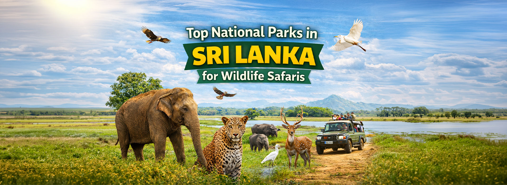 Wildlife safari in Sri Lanka